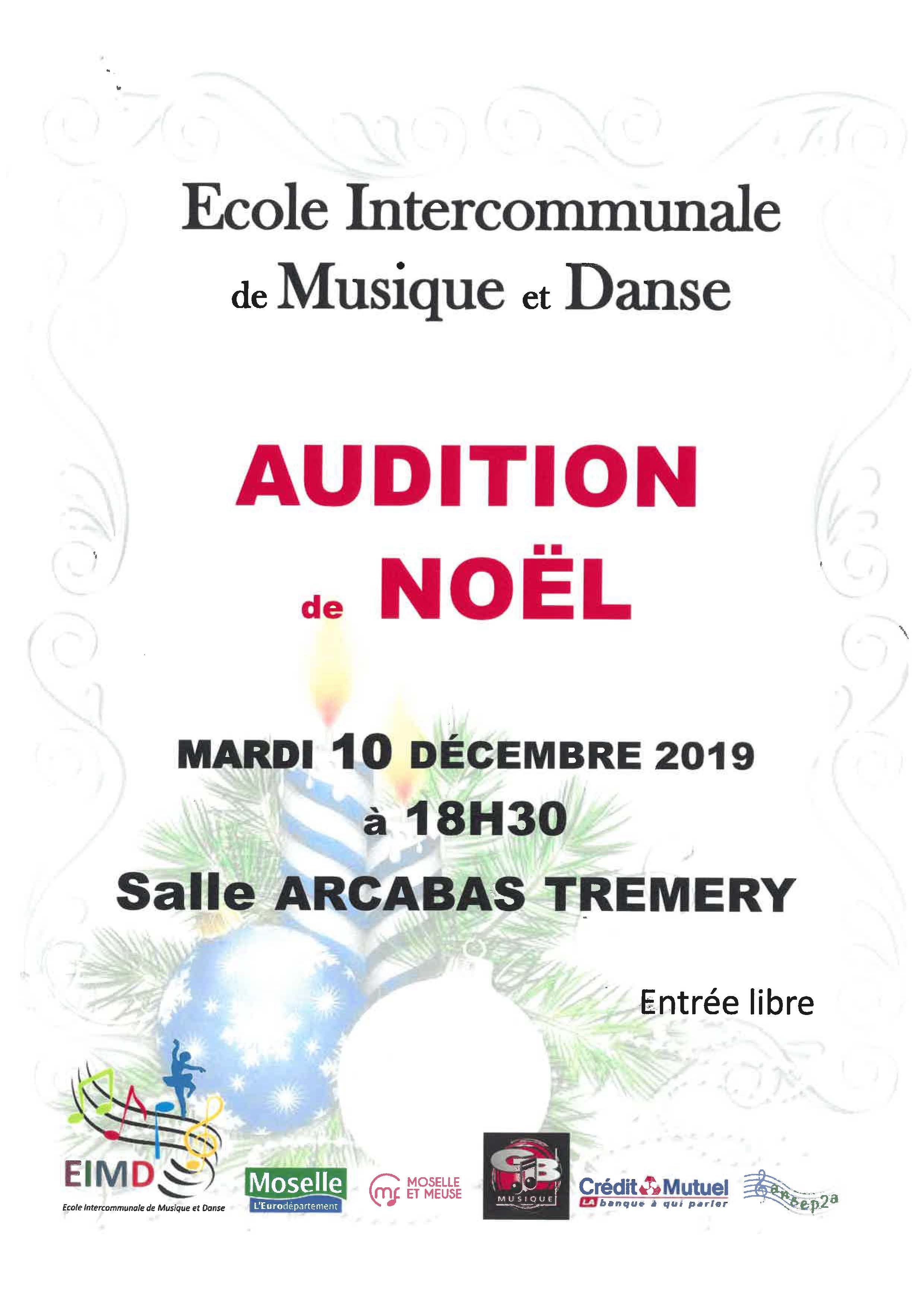 AUDITION DE NOEL