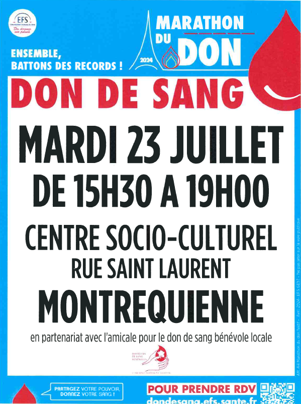don du sang juillet 2024